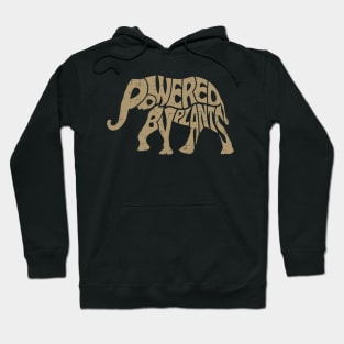 Powered by Plants Elephant is Vegan Hoodie